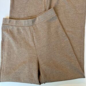 Zara Knit Ribbed High Waisted Leg Pants